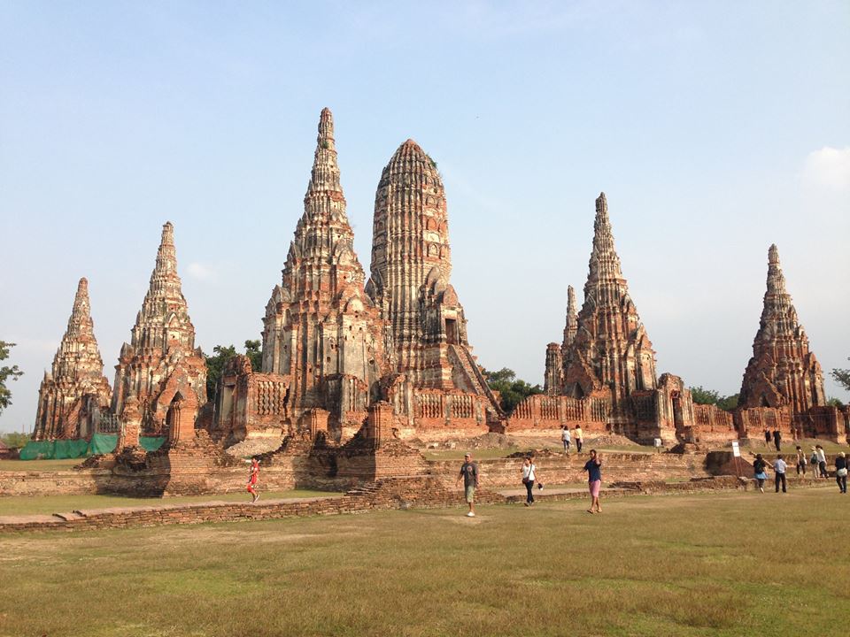 現存するアユタヤ遺跡で一番美しいと言われる「ワット・チャイワッタナラーム」